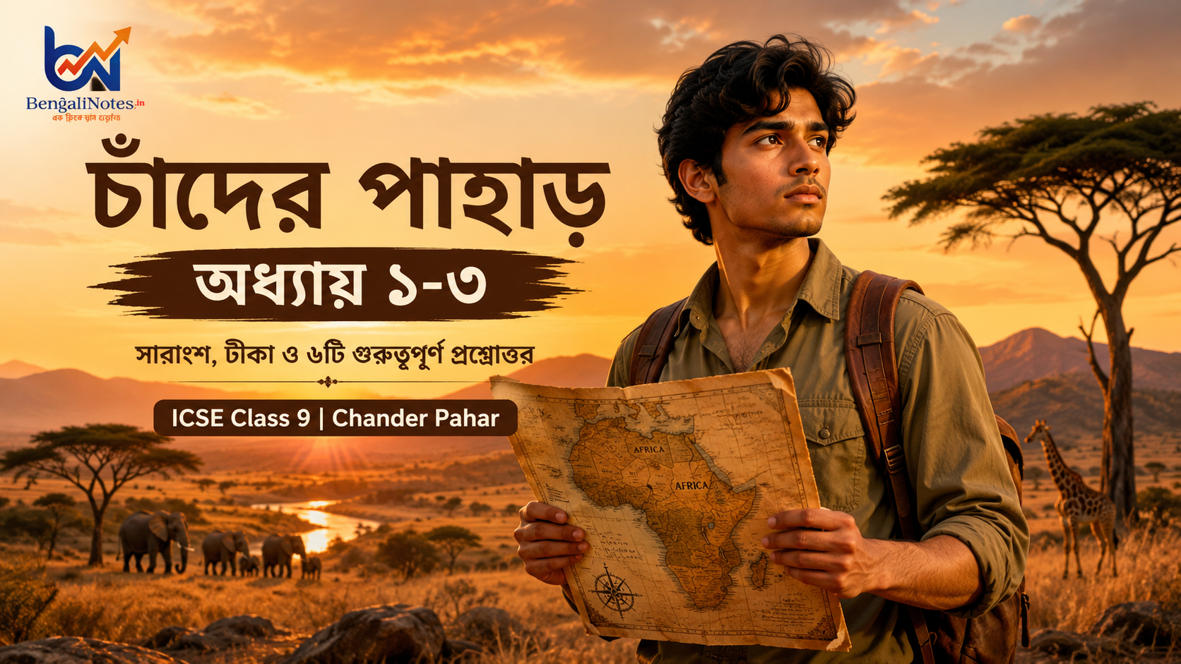 চাঁদের পাহাড় অধ্যায় ১-৩ সারাংশ