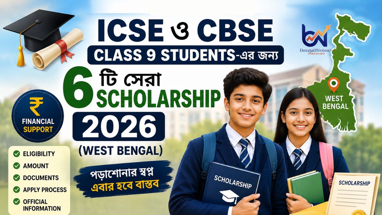 Class 9 Scholarship West Bengal 2026
