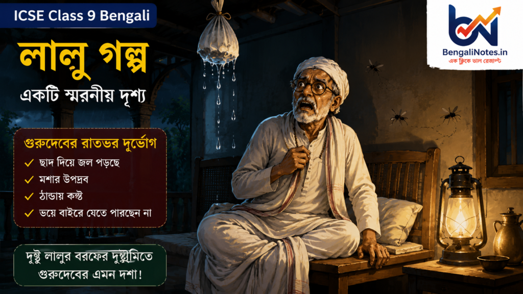 লালু গল্পের প্রশ্নোত্তর