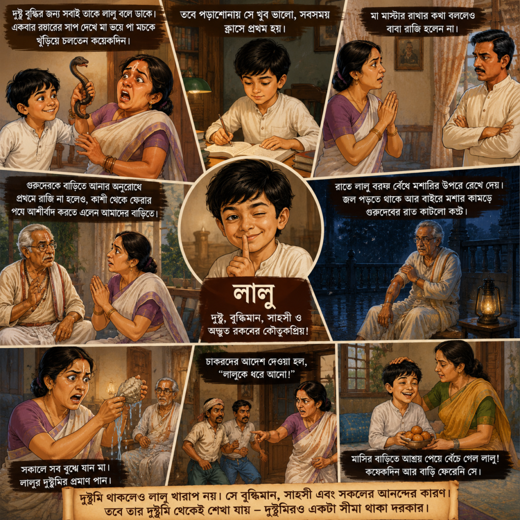 Lalu Golpo Character Analysis