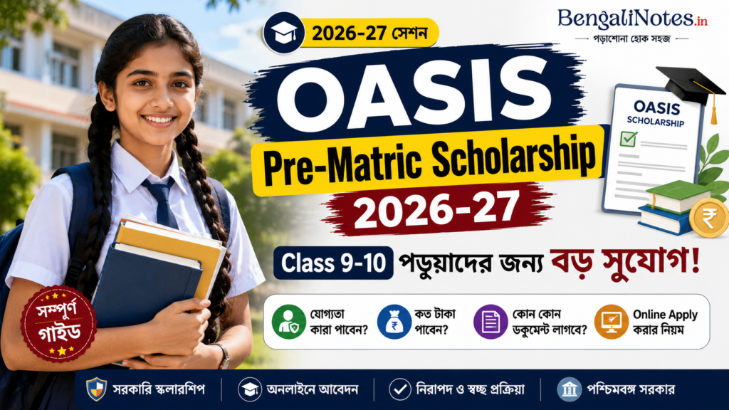 OASIS Pre-Matric Scholarship