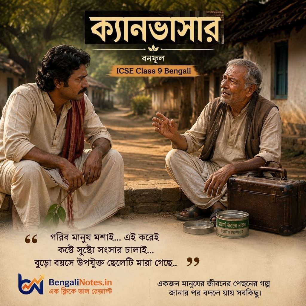 ক্যানভাসার গল্পের কাহিনিসংক্ষেপ