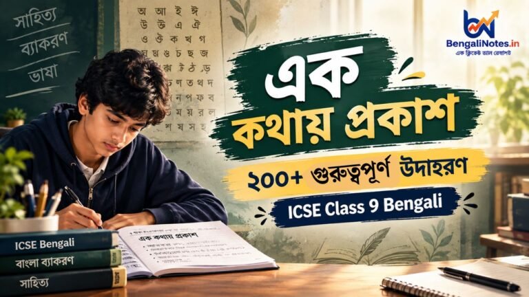এক কথায় প্রকাশ