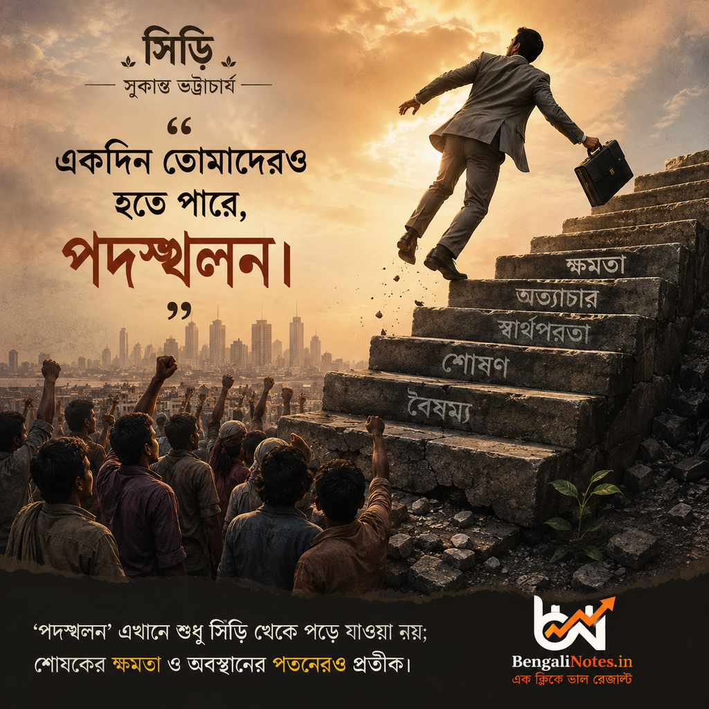 সিঁড়ি কবিতার সারসংক্ষেপ